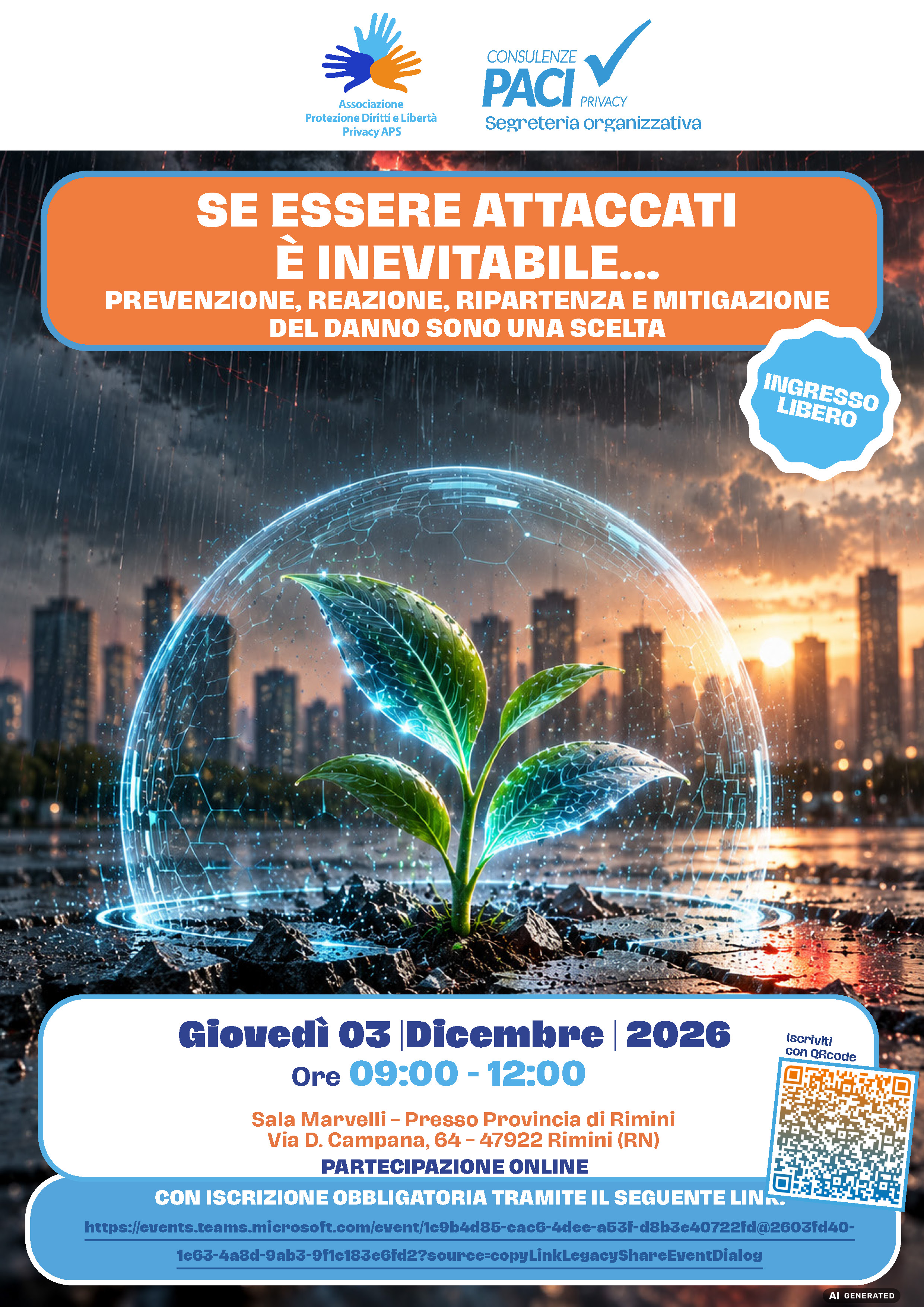 SE ESSERE ATTACCATI È INEVITABILE... - Evento del 03.12.2026