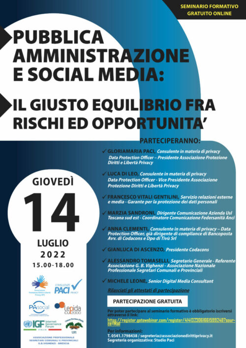 Pubblica amministrazione e social media: il giusto equilibrio tra rischi e opportunità