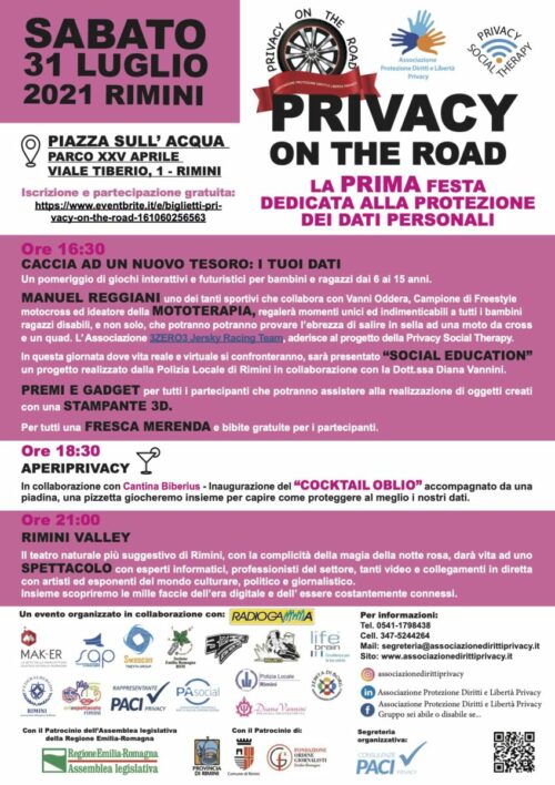 Privacy On The Road 31 – Luglio 2021